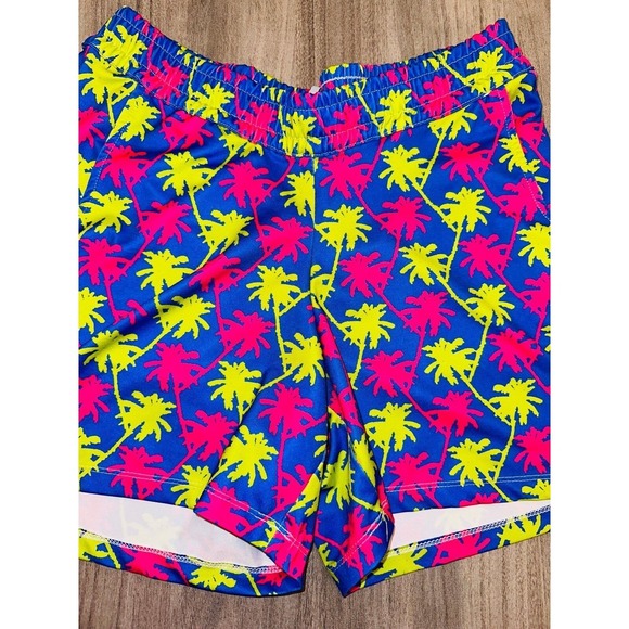 D4 Tracy Negoshian Plam Tree Shorts Women's XS Neon Pink Green Pull-on - Picture 3 of 8